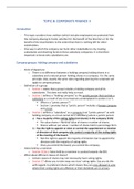 Mercantile Law 471 (Topic 8 - Corporate Finance II) Summary