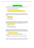 NR508 Week 3 Quiz (Latest-2022)/ NR 508 Week 3 Quiz: Chamberlain College of Nursing |100% Correct Answers, Already Graded “A”|