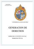 GENERACION DE DERECHOS