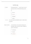 NR507 Week 3 Quiz (2 Versions, Latest-2022)/ NR 507 Week 3 Quiz: Advanced Pathophysiology: Chamberlain College of Nursing |100% Correct Answers, Already Graded “A”|