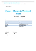 154_MOMENTS CENTER OF MASS- ICE- IGCSE- PHYSICS_EXT THEORY QUESTION PAPER COMBINED