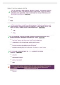 SEJPME II Module 3 - Joint Force Leadership Post Test. Questions And Answers.