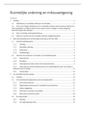 Samenvatting ruimtelijke ordeningsrecht en milieuwetgeving