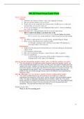 NR222 Final Exam Study Guide & NR222 Review of Knowledge (ROK) Exam 1, 2, 3 (Latest-2022): Chamberlain College of Nursing