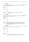 University of the Cumberlands> INTR 599/ INTR599 Quiz 1 CPT (answered) 100% graded.