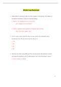 NR304 Final Worksheet / NR 304 Final Worksheet (Latest-2022): Chamberlain College of Nursing |Verified and 100% Correct Q & A|