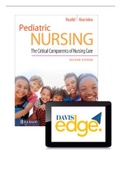 Pediatric Nursing The Critical Components of Nursing Care 2nd Edition Rudd Test Bank