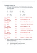 CHEM 104 - Module 2: Problem Set.