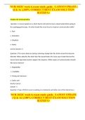 NUR 1022C week 6-exam study guide_ LATEST UPDATE ( Q & As ),100% CORRECT BEST EXAM SOLUTION RATED A+