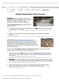 GIZMOs -River Erosion Group Answers A+ Work