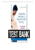 Maternity Newborn and Women’s Health Nursing A Case-Based Approach 1st Edition O’Meara Test Bank (All chapters complete, Question and Answers With Rationale) Newly Updated 2021