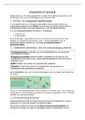 Samenvatting hoorcolleges kinderpsychiatrie