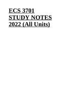 ECS 3701 SUMMARY NOTES 2022 (All Units)