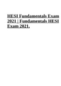 HESI Fundamentals Exam 2021 | Fundamentals HESI Exam 2021.