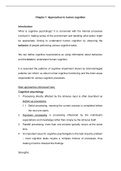 Cognitive psychology and cognitive disorders core text notes