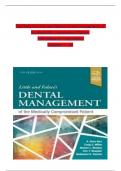 TEST BANK For Little and Falace's Dental Management of the Medically Compromised Patient, 10th Edition by Craig Miller, Verified Chapters 1 - 30, Complete Newest Version