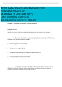 TEST BANK DAVIS ADVANTAGE FOR FUNDAMENTALS OF NURSING (2 VOLUME SET) COMPLETE 4TH EDITION JUDITH M. WILKINSON,LESLIE S. TREAS