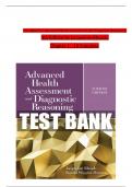 TEST BANK For Advanced Health Assessment and Diagnostic Reasoning, 4th Edition by Rhoads, All 18 Chapters Covered, Verified Latest Edition