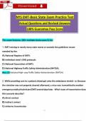 NYS State EMT Basic Practice Test Questions (2024 / 2025) with Verified Answers, 100% Guarantee Pass Score 2024 