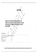  Chapter 09: Drugs Affecting the Renal/Urinary and Cardiovascular Systems Visovsky: Introduction to Clinical Pharmacology, 10th Edition With Questions And 100% SURE ANSWERS
