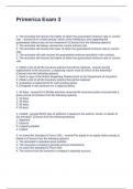 Primerica Exam 3 Questions and Answers Graded A+