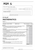 AQA MATHEMATICS Paper 1