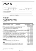 AQA MATHEMATICS Paper 2