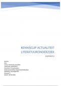 Minor psychiatrie literatuuronderzoek actualiteit