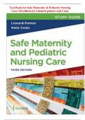 Test Bank for Safe Maternity & Pediatric Nursing Care 3rd edition by Linnard-palmer and Coats