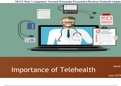 NR 512 Week 7 Assignment: Narrated Powerpoint Presentation Physician Telehealth Adoption