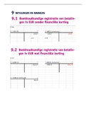 Betalingen en Inningen en Personeel boekhoudkundige oefeningen op T-rekeningen