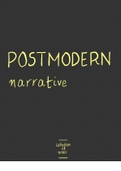 Postmodern Narrative: notes