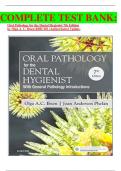 COMPLETE TEST BANK: Oral Pathology for the Dental Hygienist 7th Edition by Olga A. C. Ibsen RDH MS (Author)latest Update