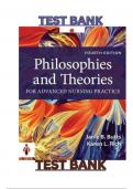 Philosophies and Theories for Advanced Nursing Practice 4th Edition by Janie B. Butts, Karen L. Rich - Latest, Complete and Elaborated (Test Bank) ALL Chapters