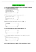 Chamberlain College of Nursing: CHEM120 Final Exam (4 Versions, Latest-2022)/ CHEM 120 Final Exam / CHEM120 Week 8 Final Exam / CHEM120 Unit 8 Final Exam |100% Correct Answers, Already Graded “A”|