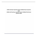 Chamberlain College of Nursing: CHEM120 Exam Question Bank (Latest-2022) / CHEM 120 Exam Question Bank (300 Plus Q & A) |100% Correct Answers, Already Graded “A”|