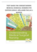 Test Bank for Understanding Medical-Surgical Nursing 6th Edition Linda S. Williams Paula D. Hopper