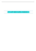 NUR MISC ATI CAP-MED SURG-ASSESS 2. | PORTAGE LEARNING 