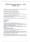 OHIO LRR Examination Prep Exam -1 latest VERSION 2024 The technical process of using heat and flame to reduce human and animal remains to  bone fragments or ashes or an combination thereof Cremation Chamber - CORRECT ANSWERORC 4717.01 N The enclosed space