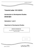 DVA1501 Tutorial letter 2019