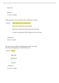 NUR2115 Final Exam : Fundamentals of Professional Nursing: Rasmussen College (Questions with Verified Answers). Latest 2022.