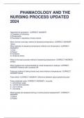 PHAMACOLOGY AND THE  NURSING PROCESS UPDATED 2024