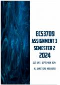 ECS3709 Assignment 3 Semester 2 2024 | Due September 2024