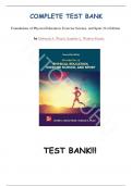 Test Bank - for Foundations of Physical Education, Exercise Science, and Sport 21st Edition by Deborah A. Wuest, Jennifer L. Walton-Fisette, All Chapters | Complete Guide A+