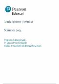 2024 EDEXCEL A-LEVEL ECONOMICS B PAPER 1, PAPER 2, PAPER 3 MARK SCHEMES