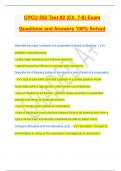 CPCU 552 Test #2 (Ch. 7-8) Exam Questions and Answers 100% Solved