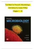 Test Bank for Prescott's Microbiology 12th Edition by Joanne Willey, All Chapters 1 - 42 Complete, Verified Latest Edition, ISBN: 9781264088393