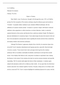 Frankenstein Essay, Why Victor was the monster