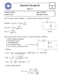 Electric circuit quiz