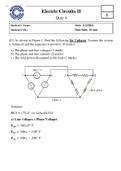 electric circuit quiz